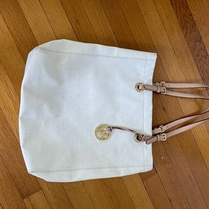 Michael Kors vinyl tote bag